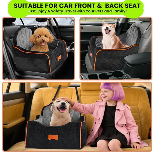 Dog Car Seat for Small Dogs Under 30lbs