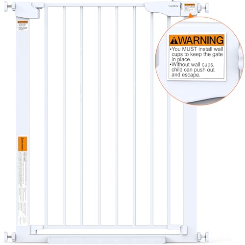 36" Extra Tall Baby Gate (White / 30"-46" W x 36" H)