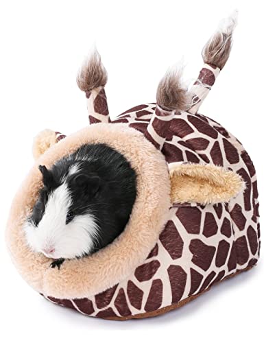 Hamster Guinea Pig Supplies Bed Accessories House Hedgehog Cage Supplies Chinchilla Ferret Rat Gerbil (S / 1-Giraffe)