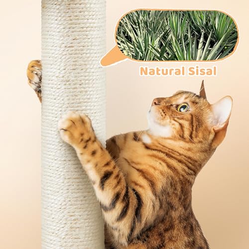 Cat Tree Multi Level Climbing Tower for Indoor Cats (Dark gray)
