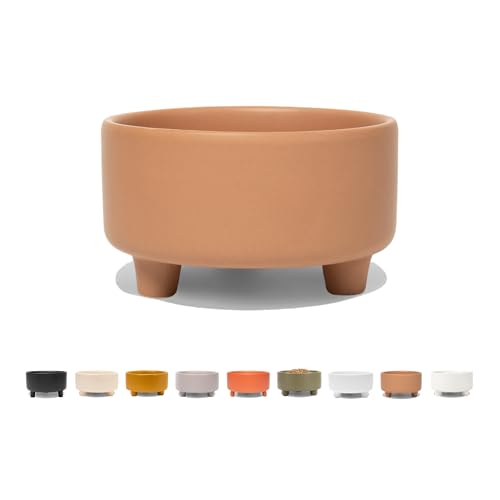 Uplift Elevated Ceramic Dog Bowl (Medium / Clay)