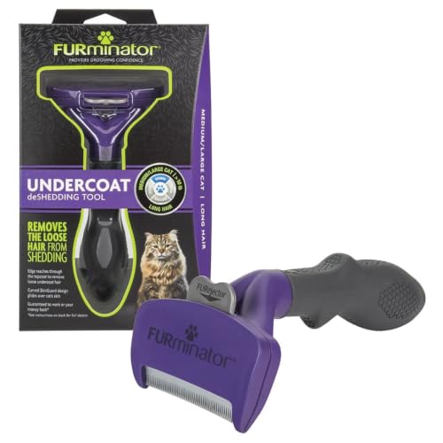 Medium to Large Cat deShedding Tool for Long Hair (Large / long hair)