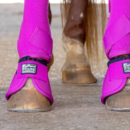 Equine Protective Horse Boots (Pink / Medium)