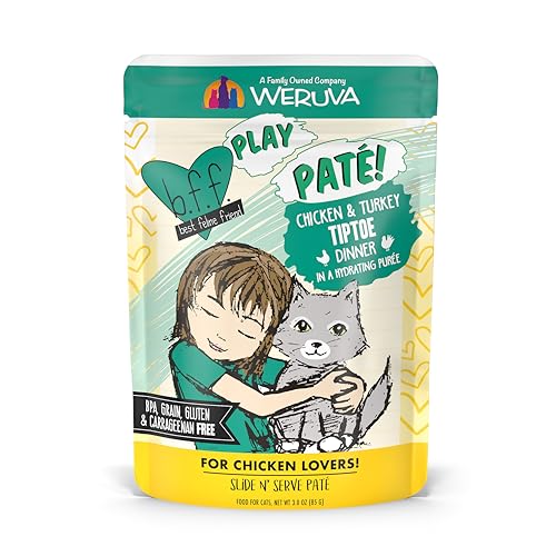 B.F.F. PLAY Best Feline Friend Paté Lovers (3 Ounce (Pack of 12))