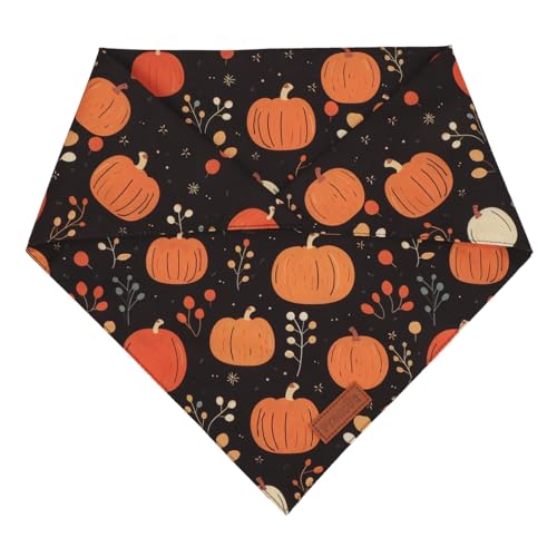 Black Fall Dog Bandana (Small / Fall)