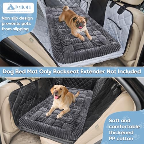 Dog Car Bed Mat Non (Gray / For Cars/ SUV/ Small Truck (50"×24.6"))