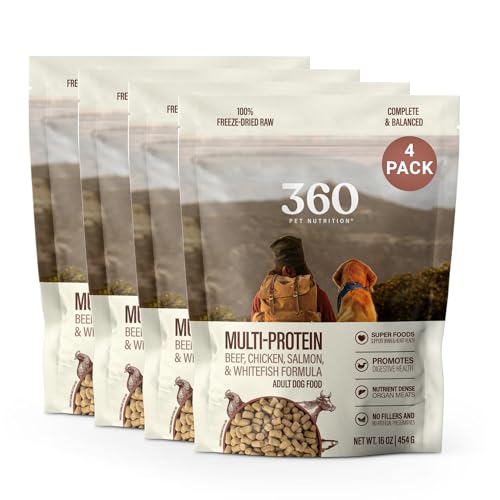 Freeze Dried Raw Dog Food (1 Pound (Pack of 4))