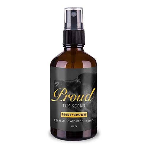 Proud Long Lasting Luxurious Dog Grooming Spray & Pet Deodorizer with Uniquely Uplifting