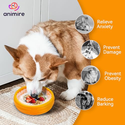 Dog Lick Bowl (XL / Orange)