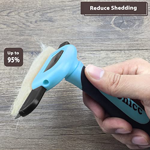 PDT 1001 Professional Pet De Shedding comb Tool Blue (Blue)