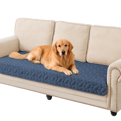 Pet Bed Cover Dog Bed Blanket for Sofa and Furniture Waterproof New Pattern Design (30x70 Inch (Pack of 1) / Navyblue)