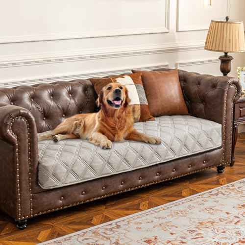 Waterproof Dog Bed Cover Pet Blanket with Anti (40x70 Inch (Pack of 1) / Khaki)