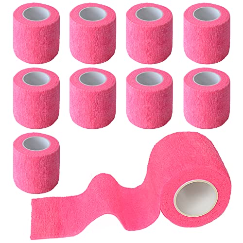 2 Inches Self Adhesive Bandage Wrap Cohesive Wrap (2 Inch / Pink)