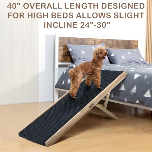 Foldable Dog Ramp for Bed (40 Inch Long)