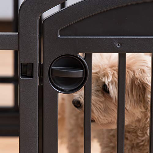 6 Panel Dog Playpen (6 Panel - 24" H / Black)