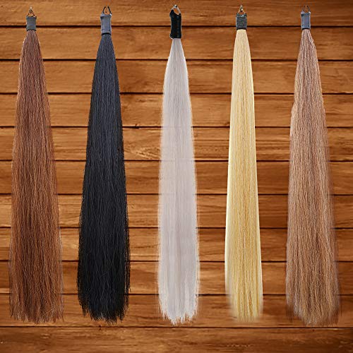 Horse Tail Extensions with Braided Horsehair Loop (1/2 LB (34"-36") / Palomino)