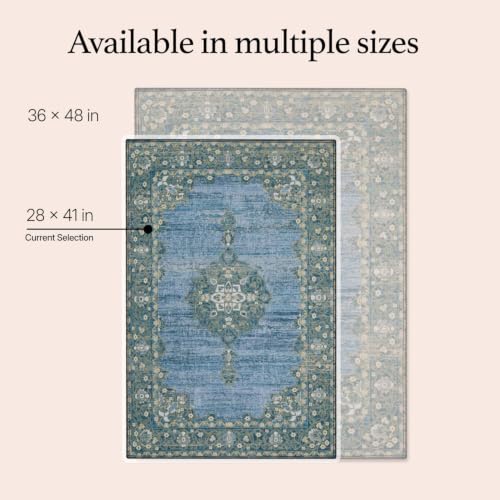 Lovewag Reusable Washable Dog Pee Pads (Blue Mesa / 28x41 inches (Pack of 2))