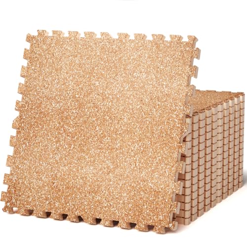 0.79" Thick Gym Flooring for Home Gym (Wood / 48 Sq Ft (12 Tiles))