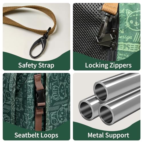 Extra Large Cat Carrier Soft Sided (Green-2)