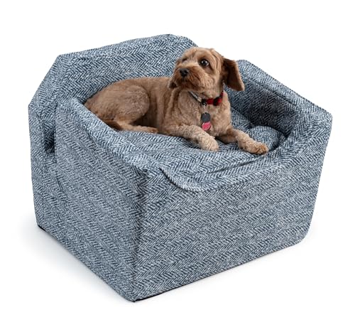 Dog Car Seat for Dogs up to 25lbs (Palmer Indigo / Medium)