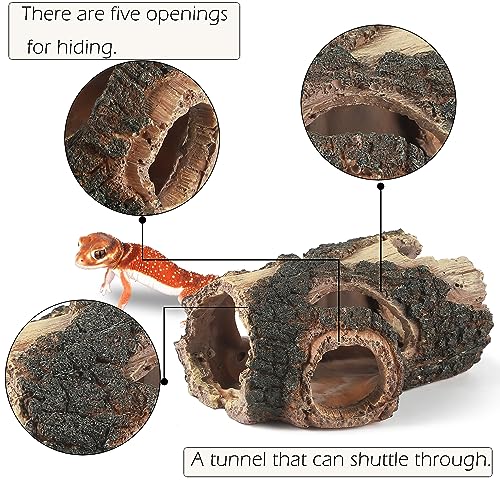 Aquarium Wood Fish Tank Decorations (5.3"*2.0"*8.9")
