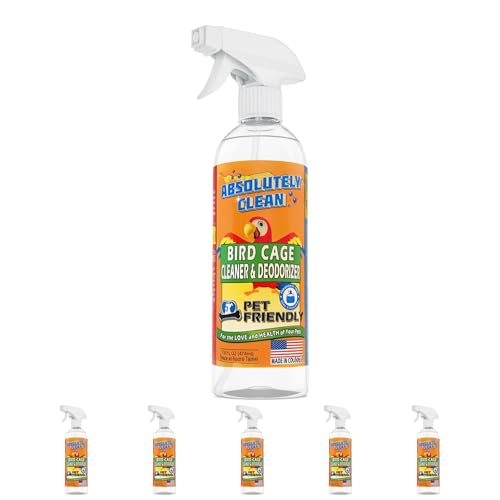 Amazing Bird Cage Cleaner and Deodorizer (16 Fl Oz (Pack of 6))