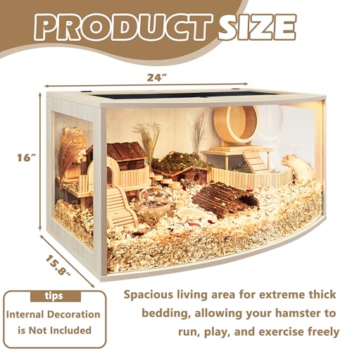 Hamster Cage Chew Proof Wood (24"L x 16"W)