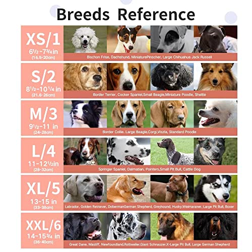Dog Muzzle Breathable Basket Muzzles for Small (Size3-10/4in)