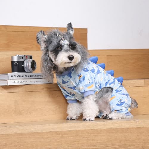 Dinosaur Costume Dog Pajamas (X-Small / Whale style)