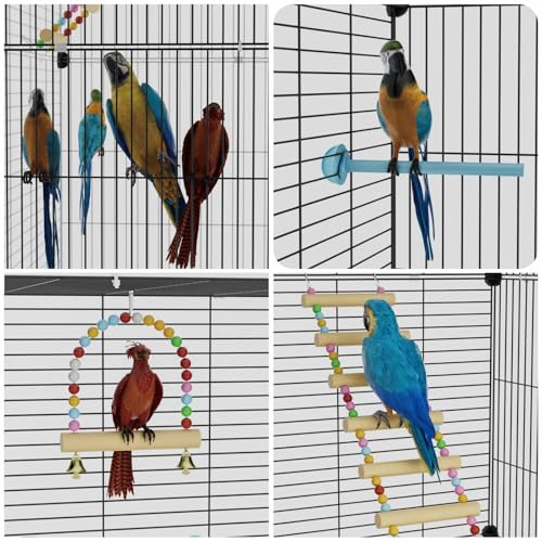 Large Flight Bird Cage (14.2"L x 18.5"W x 39.4"H)