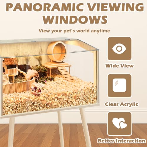 Hamster Cage with Legs (24.0"L x 16.0"W x 40.0"H)