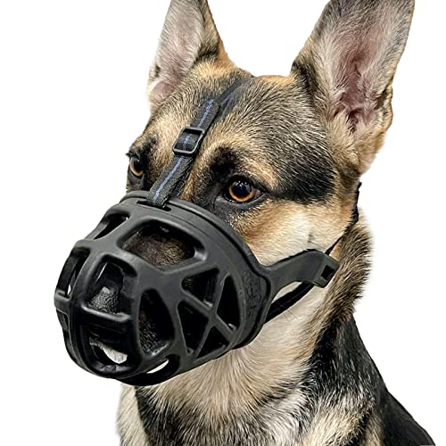 Dog Muzzle Humane Basket Muzzle for Dogs Biting (XS)