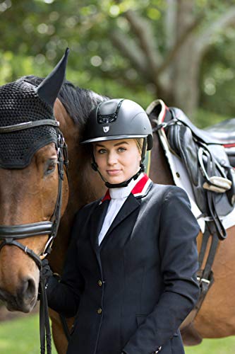 Royal Wide Brim Riding Helmet (Medium / Sh Matte Black | Top Matte Black | Tr Black Gloss | Br Wide)