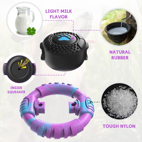 Dog Toys for Aggressive Chewers Large Medium Small Breed Indestructible (Mixed / Medium)