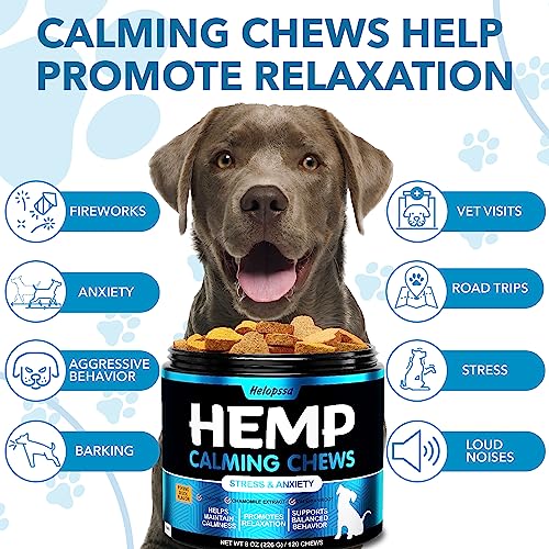 Hemp Calming Chews for Dogs (120 chews)
