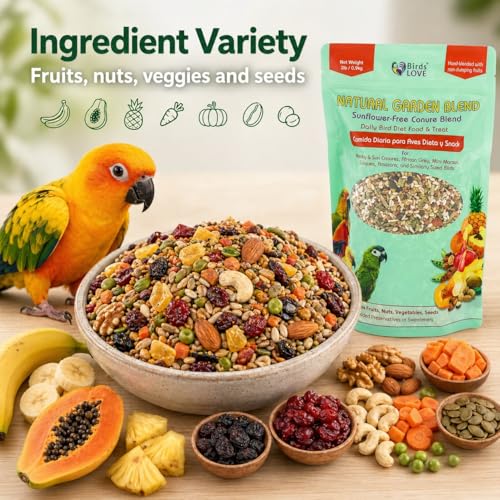 Natural Garden Blend Conure Food (2 Pound (Pack of 1))