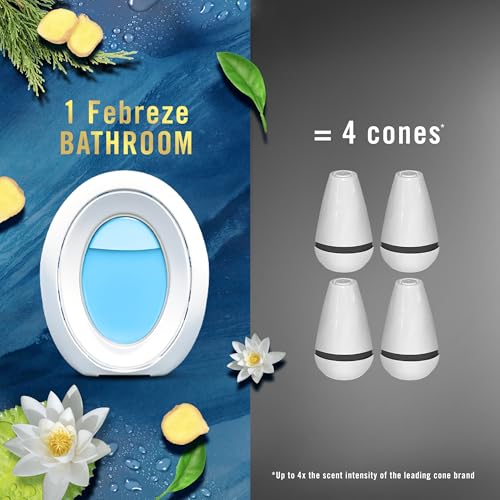 Bathroom Air Freshener Small Spaces Odor Fighter Ocean Scent 4ct (0.06 Ounce (Pack of 4))