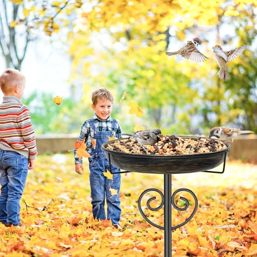 Bird Bath for Outside (Vintage Gold)