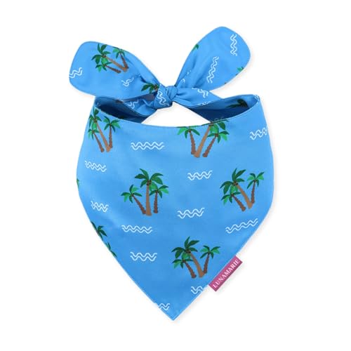 Luxury Pet Birthday Bandanas (Playa Azul / Small)