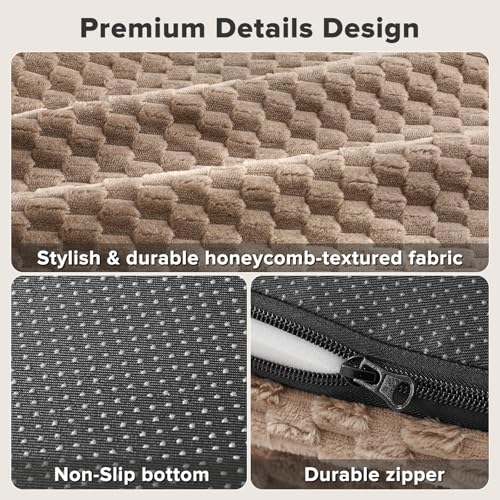 Orthopedic Dog Bed Medium Size Dogs (Brown / M(28"x 20"x 6"))