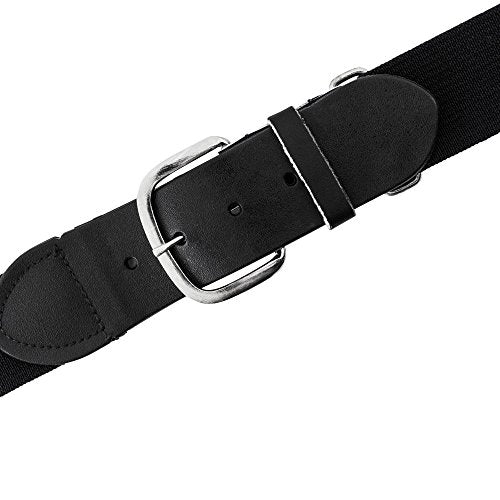 Baseball Softball Uniform Belt (Adult (22-46 Inches) / Black)