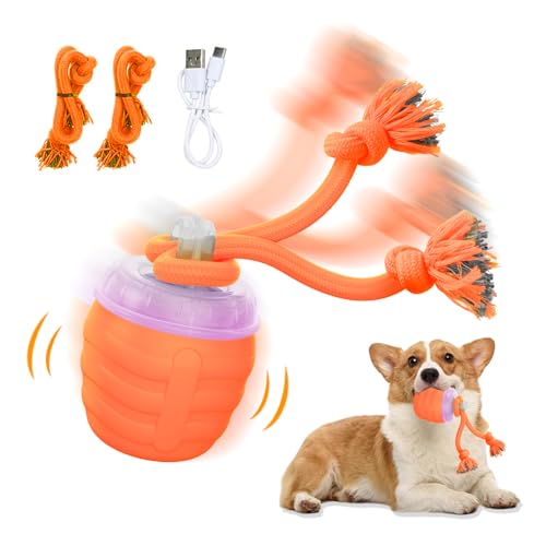 Interactive Dog Toy (Orange / Small)
