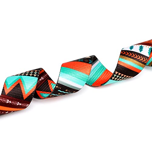Adjustable Dog Collar (Large / Tribal Green)