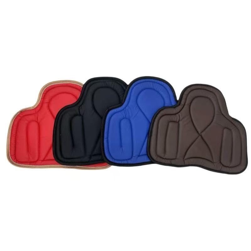 Christmas Saddle Tush Cushion Western Long Saddle Pad Horse Riding Seat Saddle Cushion Pad (50X40cm / RED)