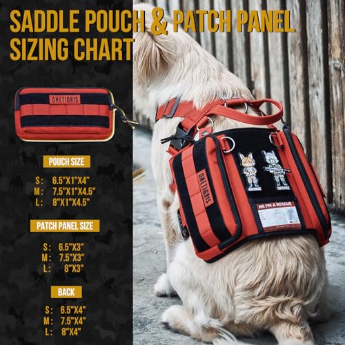 Service Dog Vest Harness (Large / Red)