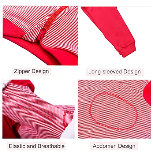 Dog Onesie Surgery Recovery Suit for Large Medium Bodysuit Dogs Pajamas PJS Full Body for Shedding (4X-Large (Pack of 1) / Red)