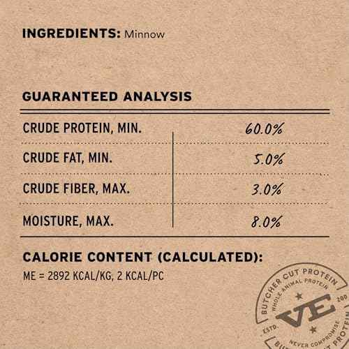 Freeze Dried Minnows Cat Treats (1.5 Ounce (Pack of 1))