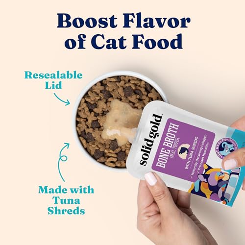 Bone Broth Cat Food Topper (3 Fl Oz (Pack of 12))