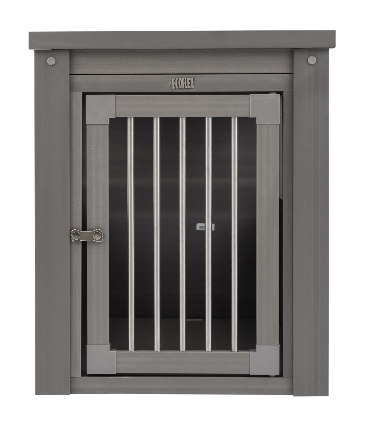 ECOFLEX® Medium Furniture Style Dog Crate & End Table (Grey / 29.5"L x 21.1"W x 25.2"H)