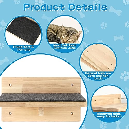 6 Set Cat Wall Shelves (Classic)